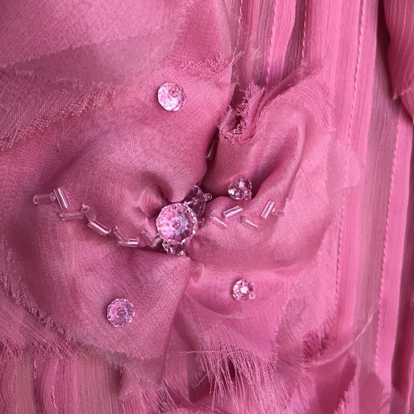 NWT Tadashi Shoji evening gown in pale pink - Picture 6 of 7